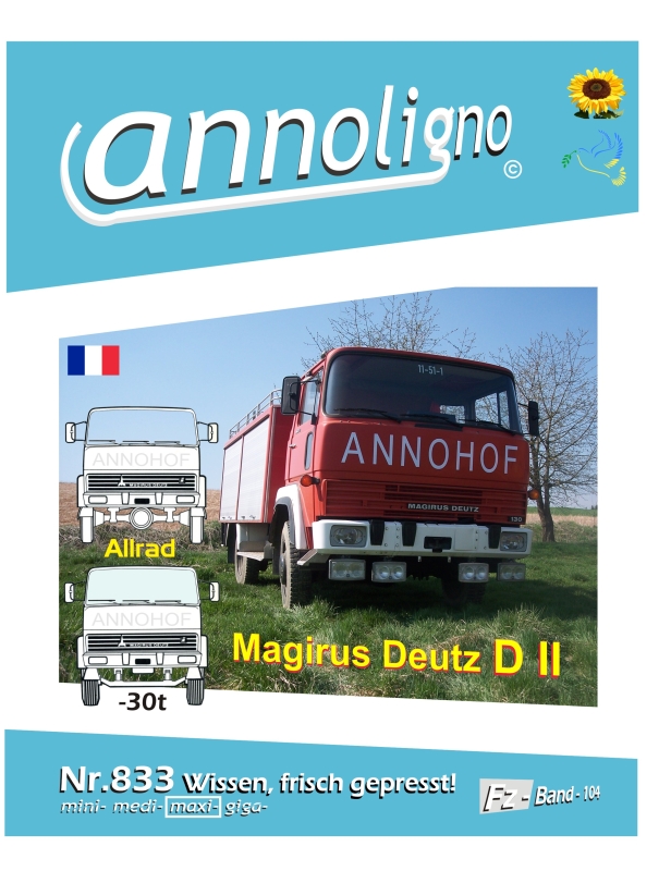 Magirus Deutz D II 11 - 30 t Französisch - annoligno 833